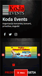 Mobile Screenshot of koda-events.com